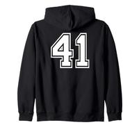 41 Numéro Quarante et Un, Graphic Matching Varsity Sweat à Capuche