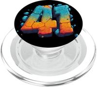 41 Stone and Fire Four One | Gen Alpha Slang | Meme PopSockets PopGrip pour MagSafe