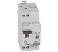 410705 Legrand Disjoncteur différentiel 16A type AC 30mA - courbe C - DX³4500 1P+N