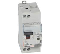 Legrand Disjoncteur différentiel DX³4500 20 A 30 mA Type AC Courbe C 1P+N