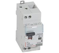 410726 Legrand Disjoncteur différentiel 20A type AC 300mA - courbe C - DX³4500 1P+N