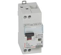 410752 Legrand Disjoncteur différentiel 10A type F 30mA - courbe C - DX³4500 1P+N