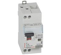 410753 Legrand Disjoncteur différentiel 16A type F 30mA - courbe C - DX³4500 1P+N