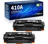 410A Cf410A Cartouche De Toner Compatible Pour Hp 410A Cf410A 410X Color Laserjet Pro Mfp M452Dw M452Nw M477Fdn M477Fdw M477Fnw M452Dn M377Dw Toner (Noir, Pack De 2)[ENC940260]