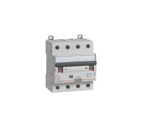 411189 Legrand Disjoncteur différentiel tétrapolaire 32A 30mA type AC - DX³6000 10kA 4P