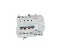 Disj diff monobloc DX³6000 10kA arrivée hautdépart bas vis 4P 40A typeAC 300mA G