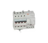 411210 Legrand Disjoncteur différentiel tétrapolaire 50A 300mA type AC - DX³6000 10kA 4P