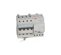Legrand Disjoncteur différentiel monobloc DX³6000 4P 63A 10kA type AC 300mA arrivée haut départ bas