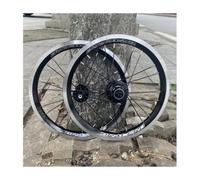 412 305 Roues De Vélo V Frein Jeu De Roues Avant Arrière 14 16 Pouces Vélo Pliant BMX Pignon 9T Vitesse Unique Moyeux À Roulements 74/85mm Bolt on
