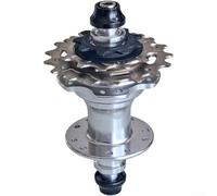 412 Moyeu arrière pliable pour vélo avec 4 roulements scellés 3 vitesses pignons de roue libre 9T 13T 17T 85 mm vieux corps de moyeu en aluminium (argent)
