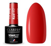 412 Vernis à ongles UV Rouge 5 ml Claresa