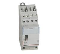 Legrand 412551 Contacteur de puissance CX³ bobine 230V, 4P, 250V, 25A, contact 4F, 2 modules