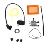 41341200603/41344001301/41341410300 pour débroussailleuse FS120 FS200 FS250 FS250R FS350 Kit carburateur bobine d'allumage et nettoyant de reconstruction et carburateur et véritables glucides