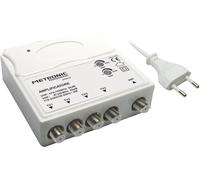 414114 Amplificateur Tv Vhf/Uhf Pour Numérique Terrestre Avec Filtre Lte, Vhf 20 Db Et Uhf 28 Db Réglable, 1 Entrée/4 Sorties, Intérieur, Blanc[Z761]