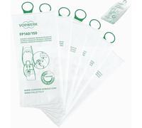41432 Lot de 6 sacs avec filtre premium pour aspirateur Vorwerk folletto VK 140 et VK 150