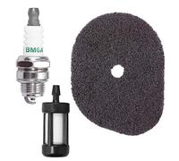 4144-124-2800 Filtre à air Filtre à carburant Bougie d'allumage Kit de remplacement pour tondeuse Stihl FS40 FS50 FS56 FC56 FC70 FS70 KM56