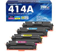 414A Lot de 4 cartouches de toner pour HP 414A 414 414X W2020A M479fdw M479fdn
