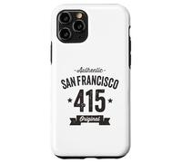 415 San Francisco Code régional Vieilli Authentique Coque pour iPhone 11 Pro