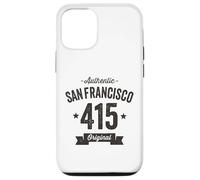 415 San Francisco Code régional Vieilli Authentique Coque pour iPhone 12/12 Pro