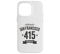 415 San Francisco Code régional Vieilli Authentique Coque pour iPhone 14 Pro Max