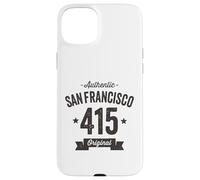 415 San Francisco Code régional Vieilli Authentique Coque pour iPhone 15 Plus