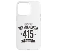 415 San Francisco Code régional Vieilli Authentique Coque pour iPhone 15 Pro Max
