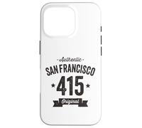 415 San Francisco Code régional Vieilli Authentique Coque pour iPhone 16 Pro