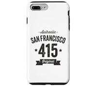 415 San Francisco Code régional Vieilli Authentique Coque pour iPhone 7 Plus/8 Plus
