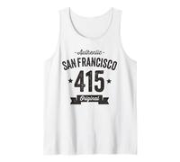 415 San Francisco Code régional Vieilli Authentique Débardeur