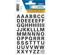 Herma Lettres d’alphabet noires 10 mm Noir