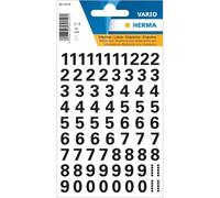 [4159-10] HERMA Lot de 10 Planches d'étiquettes Chiffres 0-9 (H)10 mm Noir su...