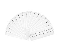 416 pièces Onglets de Lettres Autocollants a-z, Intercalaires Alphabétiques Onglets d'Indexation Transparents Onglets Adhésifs Repositionnables pour Classeurs École Bureau (Blanc)