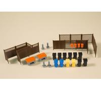 41649 Auhagen Ho Set Billes Plusieurs pour Séparation et Clôture Échelle 1:87