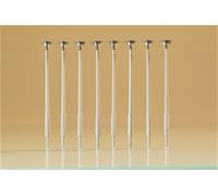 41661 Auhagen HO Lot De 8 Lampadaires Pour Stations Et Rues - Décor