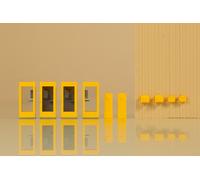 41662 Auhagen Ho Set Cabines Téléphoniques et Cassettes Postal Kit Montage 1:87