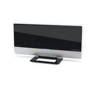 Metronic Antenne TV intérieure 416807 – Amplifiée, extra plate, 4K UHD, Réception TNT HD – Noir