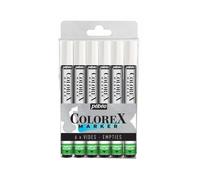 [417440] Pébéo Lot de 6 Marqueurs Colorex Vides