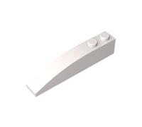 41762 Brique Cintrée Courbe 6x1 50 Pièces GDS-655 Compatible avec Lego Briques de Construction Couleur:Bianco 1
