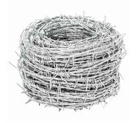 [41796]Fil barbelé 500 m, galvanisé type 100/4,Poids:22 Kg