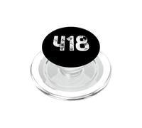 418 Code régional Québec QC Mobile indicatif régional 418 PopSockets PopGrip pour MagSafe
