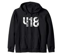 418 Code régional Québec QC Mobile indicatif régional 418 Sweat à Capuche