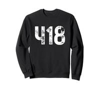 418 Code régional Québec QC Mobile indicatif régional 418 Sweatshirt