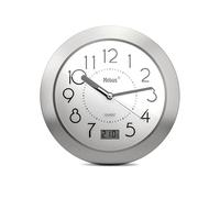 41964 Horloge de Salle de Bain à Quartz Affichage Numérique Cadre Aluminium Ventouses Cadran Blanc Modèle 41964 - Précis et Fonctionnel