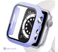 41mm - Light Purple19 - Verre Trempé + Couvercle Pour Boîtier De Montre Apple Ultra Accessoires Étui De Protection D'écran Iwatch