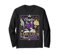 41st Birthday Queen Chapter 41 Fabulous Since 1985 Women Manche Longue