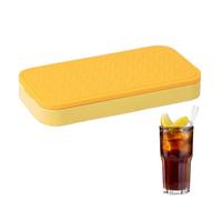 42 bacs à glace en silicone avec couvercle : bac de congélation flexible facile à enlever, vert, empilable, moule à glaçons, facile à presser, qualité alimentaire.