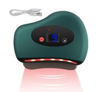 42°C Beheizter Muskelschaber - Tiefengewebsmassage | Rotlicht-beheizter Fußschaber mit 9 Vibrationsstufen, Wärmetherapie - Tragbares Faszienmassage-Tool für Nacken, Schultern, Rücken, Waden & Füße
