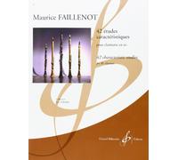 Faillenot Maurice - 42 Etudes Caracteristiques - Clarinette Sib
