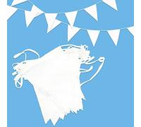 42 Fanion Bannière 10M Triangle Drapeau Bunting Guirlande Drapeaux de Triangle pour Mariage Anniversaire Fête Maison Pépinière Extérieur Jardin Suspendu Festivals Décoration