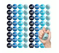 42 Pcs Balle Anti Stress Adulte, 5cm PU Boule Anti Stress 12 Style Antistress pour Adultes et Enfants Soulager Le Stress et l'anxiété Balle Anti-Stress pour Soulagement Motivation